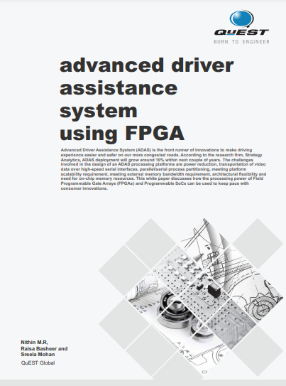 Advanced driver assistance system using FPGA whitepaper