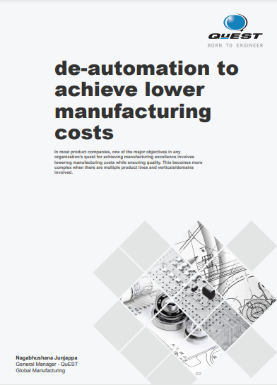 DE automation for cost-effective manufacturing