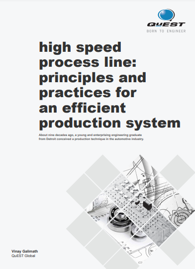 High-speed process line principles for efficient production systems
