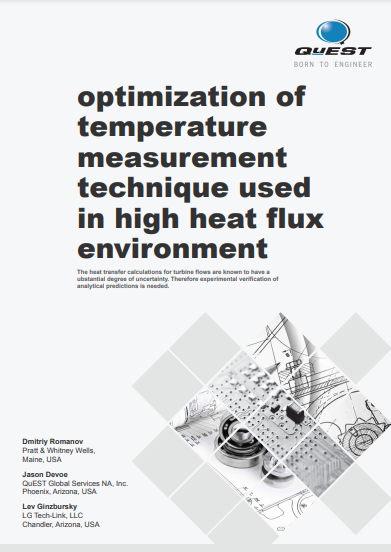 Optimization of temperature measurement technique in high heat flux environments