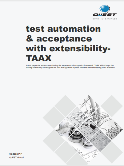 Test automation acceptance with extensibility (TAAX)