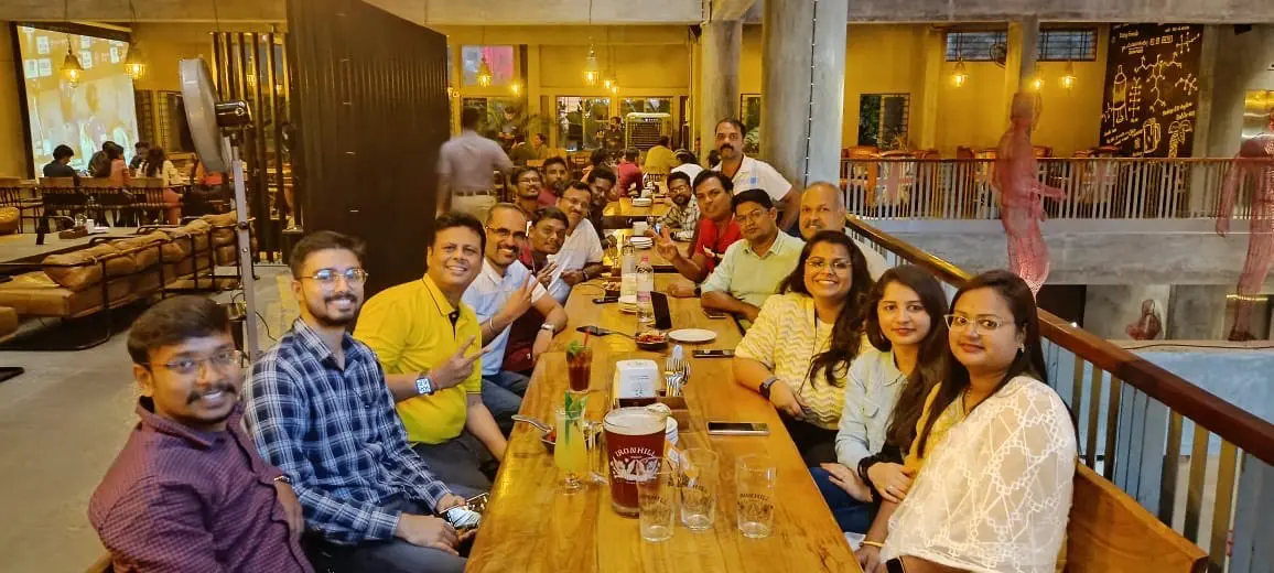 Ashok Kudva with the team at Quest Global